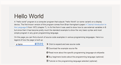 Desktop Screenshot of helloworld.org