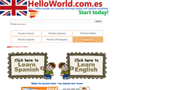 Desktop Screenshot of helloworld.com.es