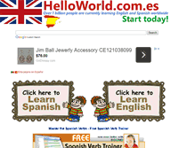 Tablet Screenshot of helloworld.com.es